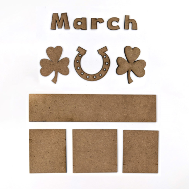 Click here to see Foundations Decor 40189-4 March Magnetic Calendar - Foundations Decor*