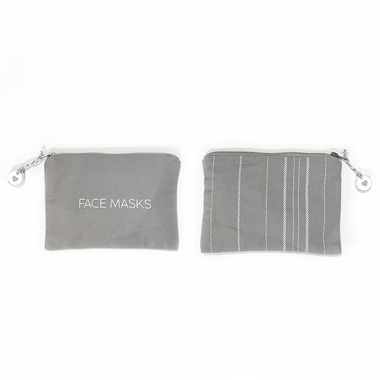 Click here to see Adams&Co 11153 11153 8.5x6x.5 cnvs clutch (FCE MASKSSTRPE) gywh  