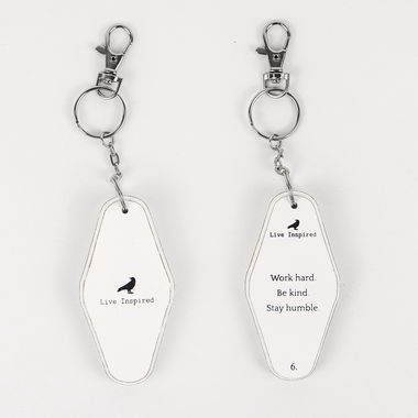 Click here to see Adams&Co 11163 11163 1.7x3.5x.5 rvs wd keychain (WRK KNDHMBL) white, black