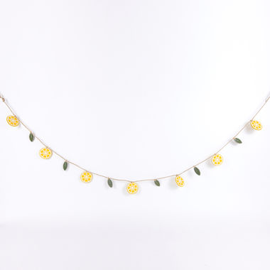 Click here to see Adams&Co 45073 45073 60x2x.15 wood garland (LEMON) multicolor Life Is Sweet Collection