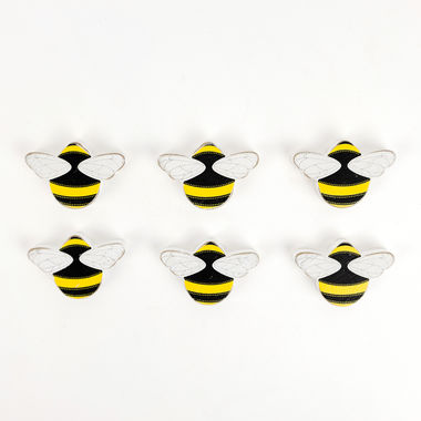 Click here to see Adams&Co 15488 15488 3x2x.25 wood shapes set of six (BEES) multicolor Letterboard Collection