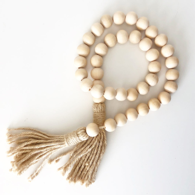 Click here to see Foundations Decor 68104-5 Wood Beads (Natural) - Tray Decor - Foundations Decor*