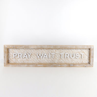 Click here to see Adams&Co 11229 11229 37x9x2 bmbo wd frmd sn (PRAY) wh/bn/ntrl
