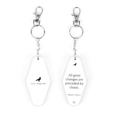 Click here to see Adams&Co 11304 11304 3.5x1.7x.5 rvs wd keychain (GRT CHNGS) white, black