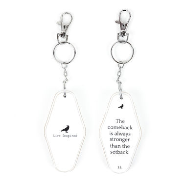 Click here to see Adams&Co 11302 11302 3.5x1.7x.5 rvs wd keychain (CMEBCK) white, black