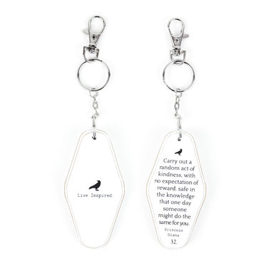 Click here to see Adams&Co 11301 11301 3.5x1.7x.5 rvs wd keychain (KNDNS) white, black