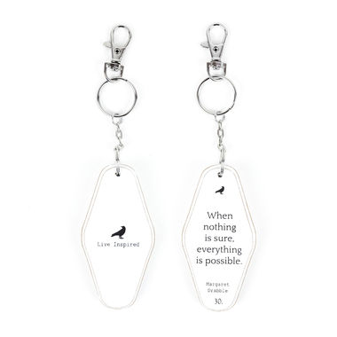 Click here to see Adams&Co 11299 11299 3.5x1.7x.5 rvs wd keychain (PSBL) white, black