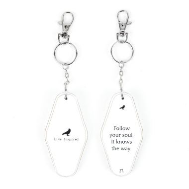 Click here to see Adams&Co 11296 11296 3.5x1.7x.5 rvs wd keychain (FLW SOUL) whbk 