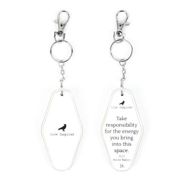 Click here to see Adams&Co 11295 11295 3.5x1.7x.5 rvs wd keychain (ENRGY) white, black