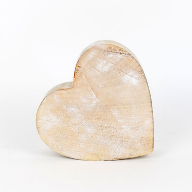 Click here to see Adams&Co 11398 11398 6x6x1.5 mango shape (HEART) natural, white Mango Wood Collection