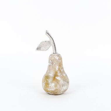 Click here to see Adams&Co 11359 11359 2x5x2 mango shape (PEAR) natural, silver Mango Wood Collection