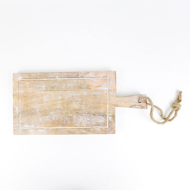 Click here to see Adams&Co 11369 11369 19x9x1 mango chopping board, natural, white Mango Wood Collection