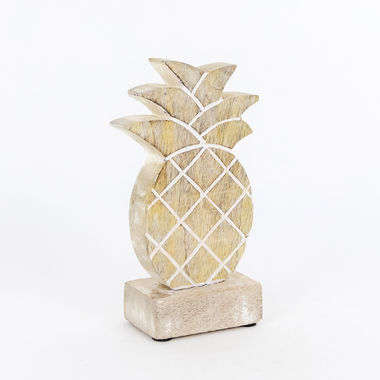 Click here to see Adams&Co 11356 11356 4x7x2 mngo wd shp (PINEAPPLE) ntrl/wh