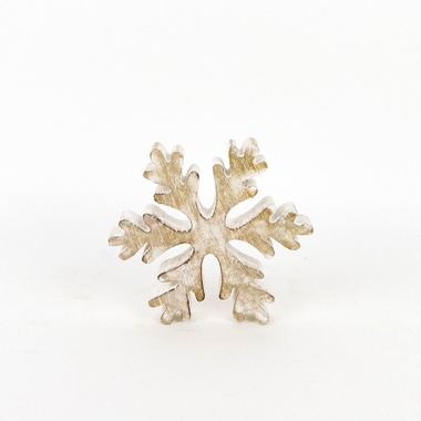 Click here to see Adams&Co 70807 70807 6x6x1 mngo wd cutout (SNWFLK) ntrlwh 