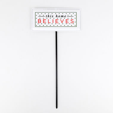 Click here to see Adams&Co 70920 70920 6x3 metal stake (HOME BELIEVES) multicolor Believe In Kindness Collection