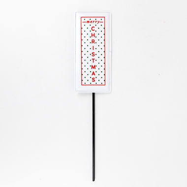 Click here to see Adams&Co 70919 70919 3x6 metal stake (MERRY CHRISTMAS) multicolor Believe In Kindness Collection