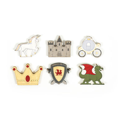 Click here to see Adams&Co 15644 15644 3x2x.25 wood shapes set of six (FANTASY) multicolor Letterboard Collection