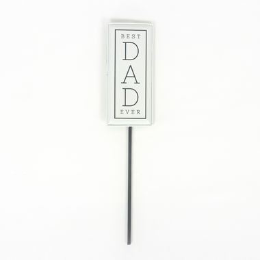 Click here to see Adams&Co 15710 15710 6x12x.5 enamel pick (DAD) white, grey Mom's House Collection