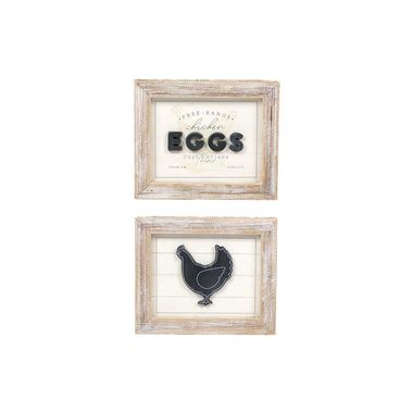 Click here to see Adams&Co 15655 15655 12x10x2 rvs wd frmd sn (EGGS) white, grey, tan