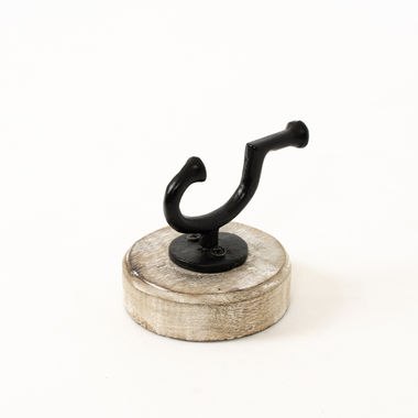 Click here to see Adams&Co 11507 11507 3x3x3.75 mango wall hook, multicolor Mango Wood Collection