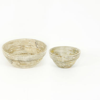 Click here to see Adams&Co 11537 11537 8x4x8, 12x5x12 mngo wd nstd bowls s2, natural, white