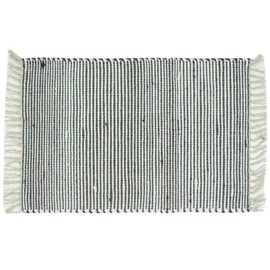 Click here to see Adams&Co 11543 11543 24x35 jutechindi rug w fringes bkwh  