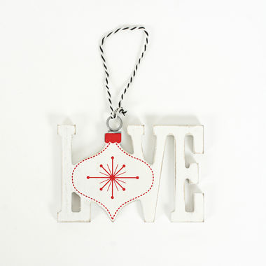 Click here to see Adams&Co 75485 75485 5.25x3.5x.25 wd orn cutout (LOVE) white, red