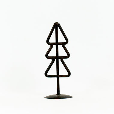 Click here to see Adams&Co 71043 71043 2x5 mtl xmas tree on stnd (TRNGL) bk  