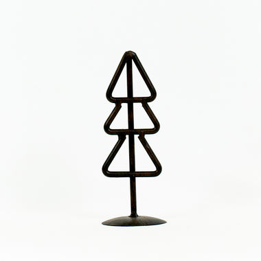 Click here to see Adams&Co 71043 71043 2x5 metal christmas tree on stand (TRIANGLE) black Believe In Kindness Collection