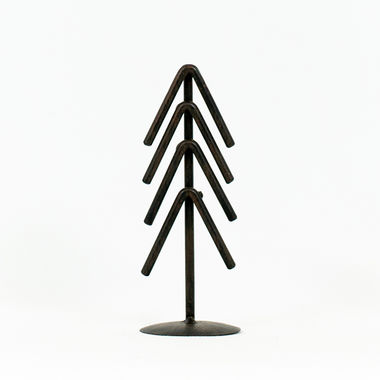 Click here to see Adams&Co 71042 71042 2x5 mtl xmas tree on stnd bk  