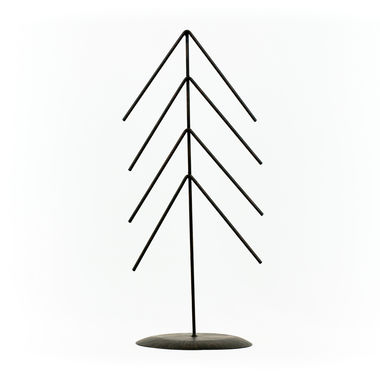 Click here to see Adams&Co 71038 71038 8x18 mtl xmas tree on stnd bk  
