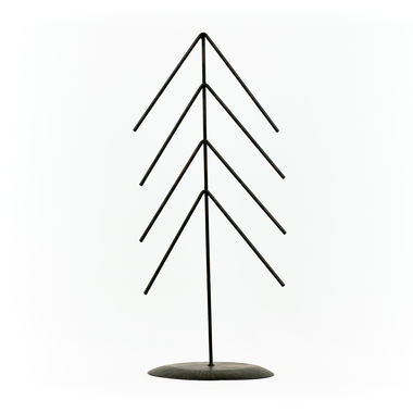 Click here to see Adams&Co 71038 71038 8x18 metal christmas tree on stand, black Believe In Kindness Collection