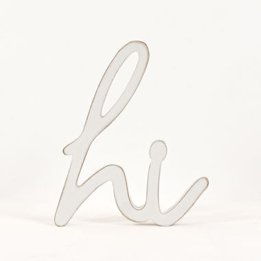Click here to see Adams&Co 11604 11604 6x8x1 wood cutout (HI) white Olive Collection