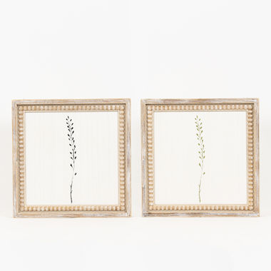 Click here to see Adams&Co 11593 11593 14x14x1.5 reversible wood frame sign (HERB) multicolor Olive Collection