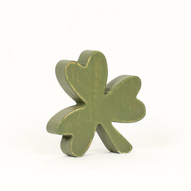 Click here to see Adams&Co 20092 20092 5.5x5x1 wood cutout (SHAMROCK) olive green