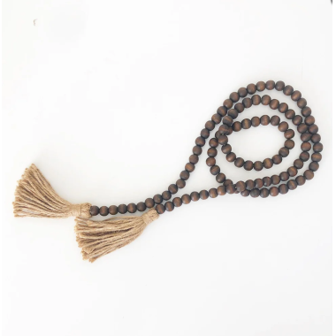 Click here to see Foundations Decor 68174-8 Foundations Decor 68174-8 Wood Beads - Mini (Medium Small) Chocolate Brown 60