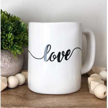 Click here to see Foundations Decor 68142-7 Foundations Decor 68142-7 Ceramic Mug - love 