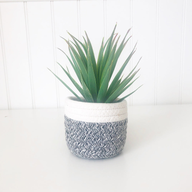 Click here to see Foundations Decor 68155-7 Foundations Decor 68155-7 Fabric Pot Succulent 
