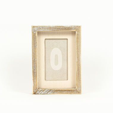 Click here to see Adams&Co 11685 11685 5x7x1.5 wood frame sign (W CIRCLE) grey, cream Eunoia Collection