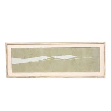 Click here to see Adams&Co 11719 11719 47.25x17x1.5 wood framed sign (PLATEAU) cream, grey