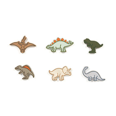 Click here to see Adams&Co 15739 15739 3.5x1.75x.25 wd shps s/6 (DINOSAURS) multi