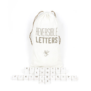 Click here to see Adams&Co 15724 15724 11x20x.25 bag 70 pieces 2x2x.25 (GRAY) white, grey Letterboard Collection