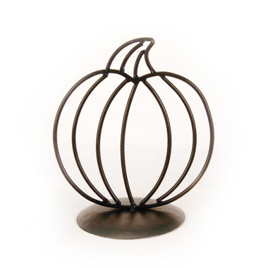 Click here to see Adams&Co 60228 60228 7.5x8 metal pumpkin on stand, black
