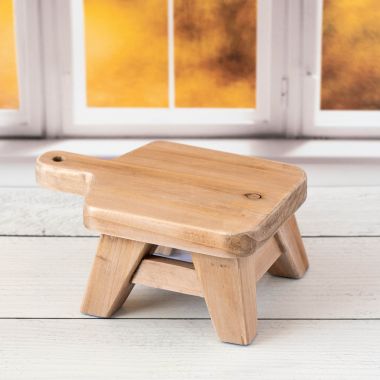 Click here to see Adams&Co 11731 11731 8x5x3.5 wood riser (PADDLE) brown Organization Collection