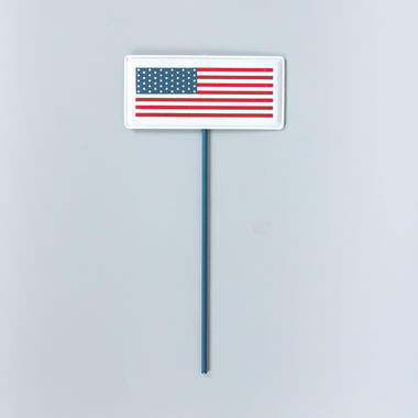 Click here to see Adams&Co 45153 45153 6x12x.25 enamel pick (FLAG) multicolor Stars & Stripes Collection Collection