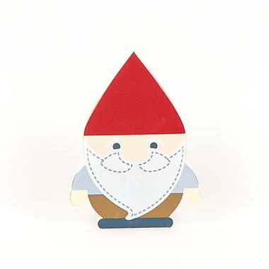 Click here to see Adams&Co 45146 45146 4x5x1 reversible chunky wood shape (GNOME) multicolor Stars & Stripes Collection Collection