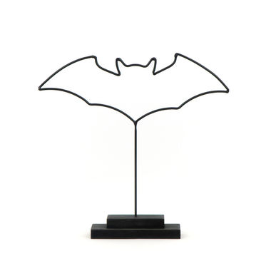 Click here to see Adams&Co 50424 50424 12x11.25x5 metal cutout on stand (BAT) black