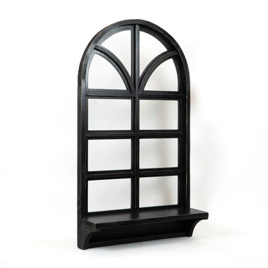 Click here to see Adams&Co 15820 15820 19.75x35.5x6.25 wd frm w/shlf (WINDOW) black