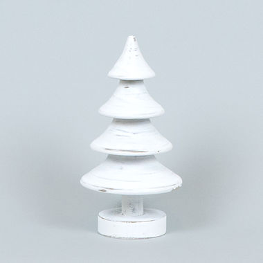 Click here to see Adams&Co 71135 71135 4.5x9x4.5 wd cutout on stnd (TIERED XMAS TREE) wh