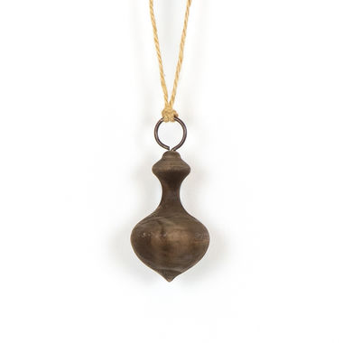 Click here to see Adams&Co 71116 71116 2x5x2.25 wood cutout ornament (MUSHROOM) brown Winter Wishes Collection